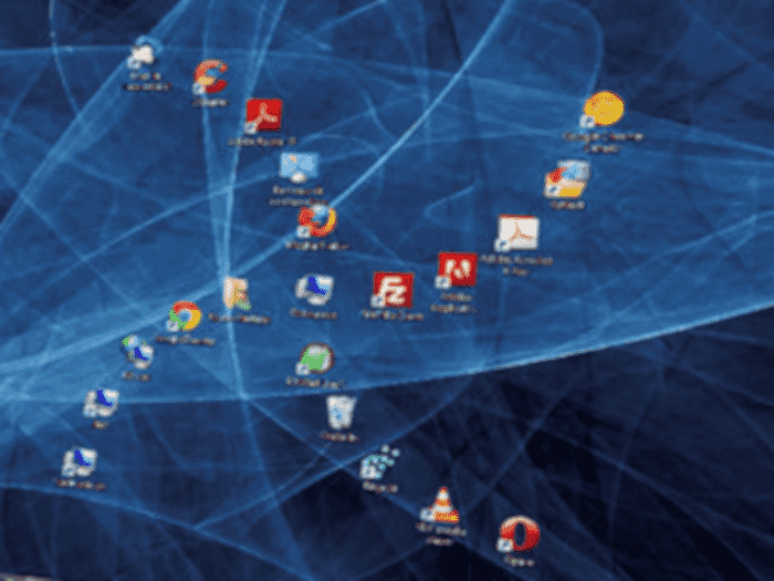 Iconposition im sterförmigen Design