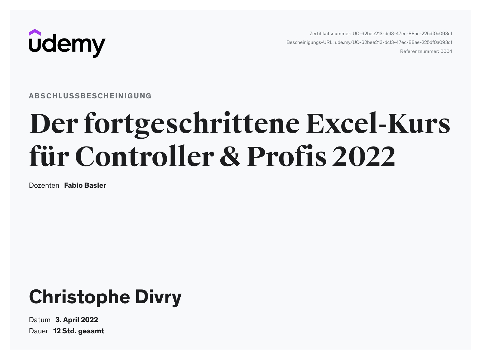 Abschluss - Professionnelle SEO Analyse